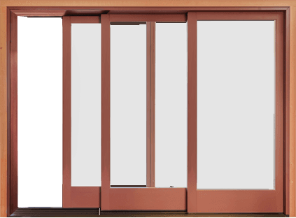 Sierra Pacific multi-slide window
